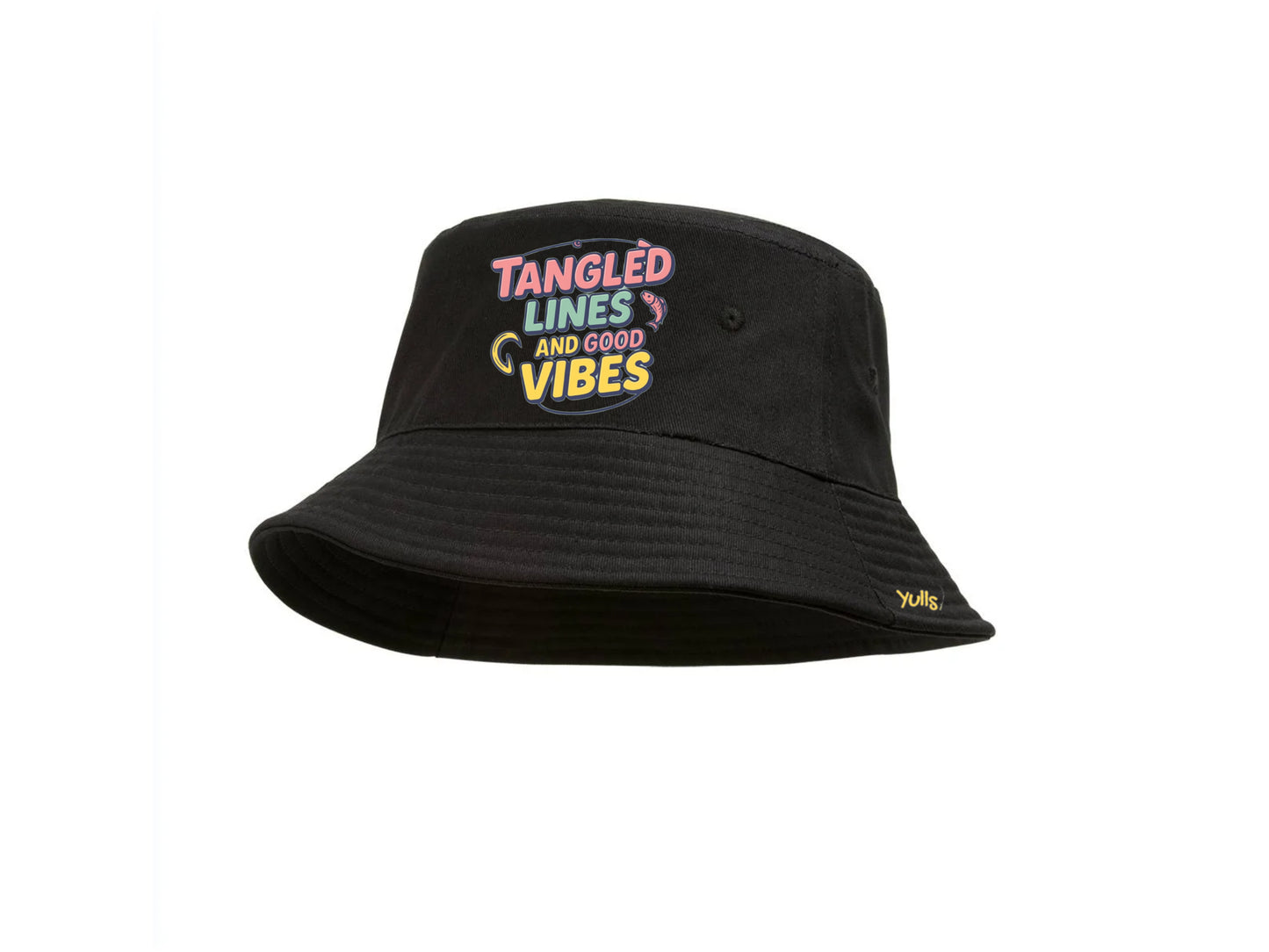 Tangled Lines and Good Vibes Bucket Hat